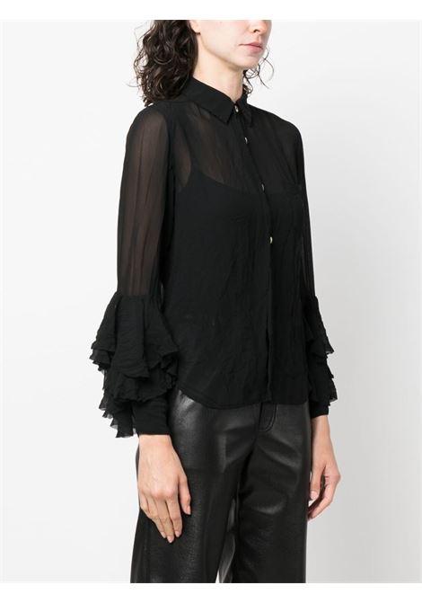 Blusa a maniche lunghe in nero - donna COMME DES GARCONS COMME DES GARCONS | RKB0031